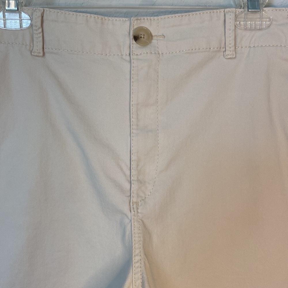Loft 4” “The Washed Twill Short” in Khaki - Size 14 - Picture 2 of 12